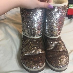 Flip Sequin Ugg Boots